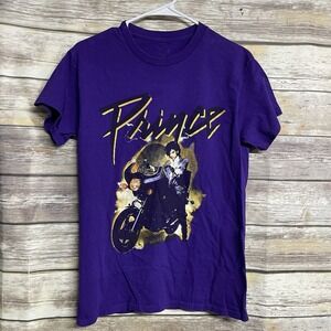 Prince Purple Rain Rock Band Music Tee Men's Small Retro Motorcycle Shirt